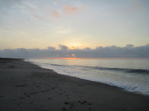 Beach sunrise